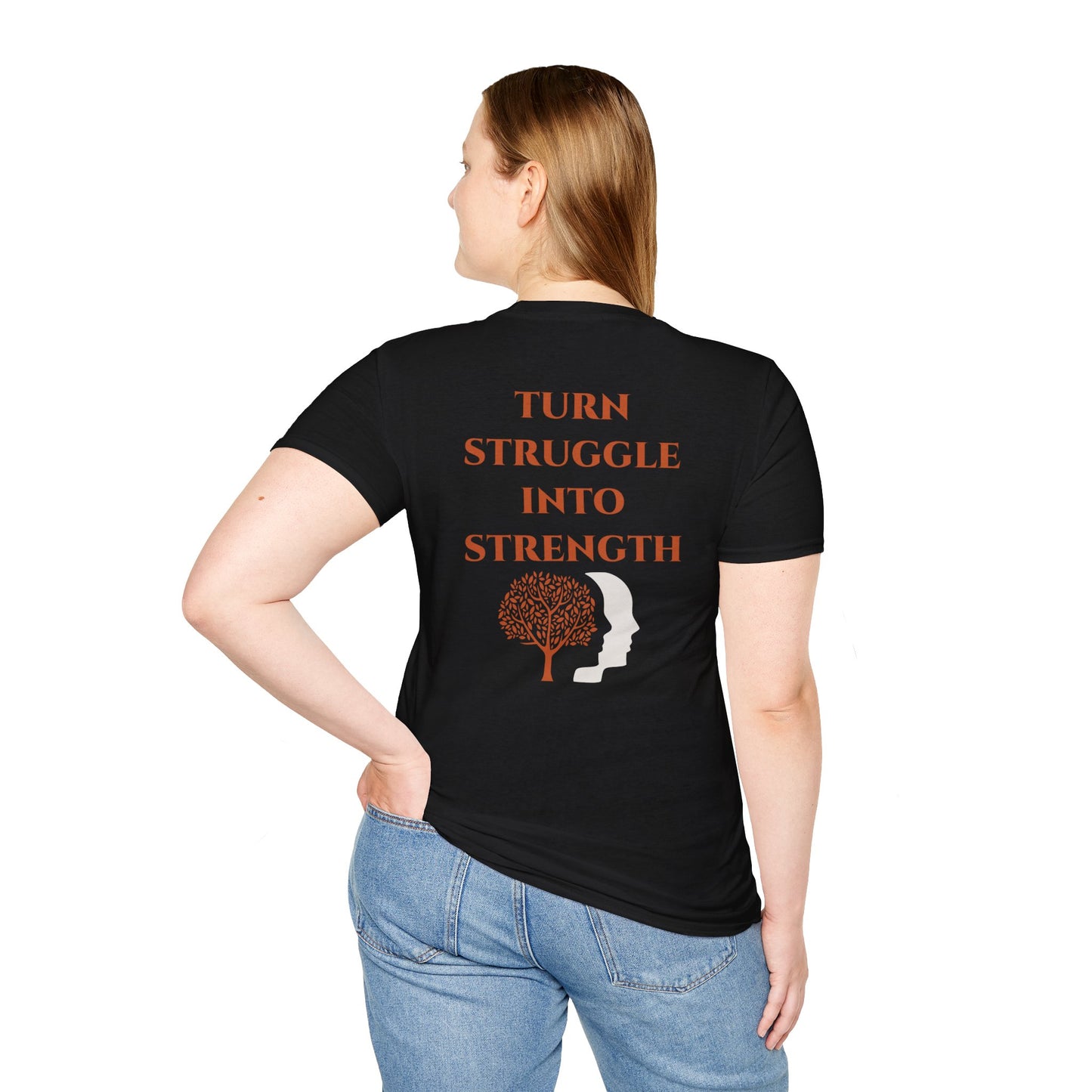 Turn Struggle Into Strength Graphic Tee — Lightweight Softstyle T-Shirt